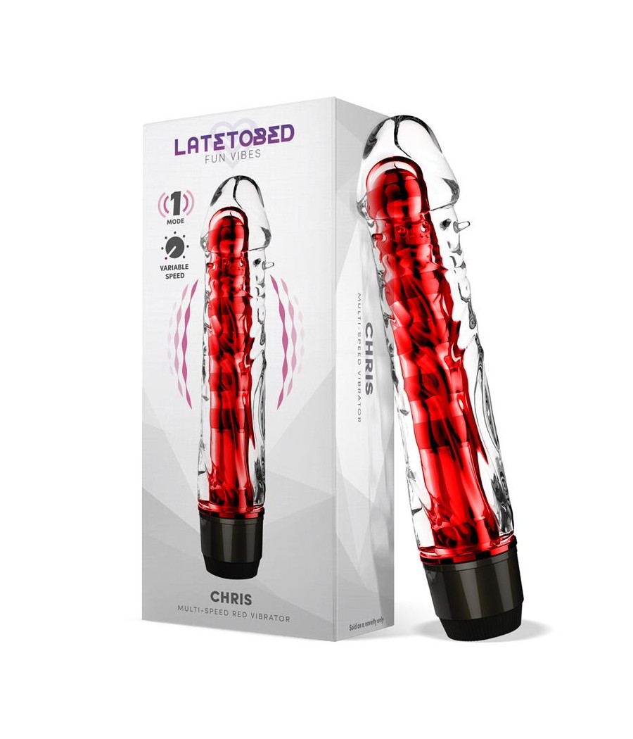 Chris Vibrador Multi Velocidad Rojo