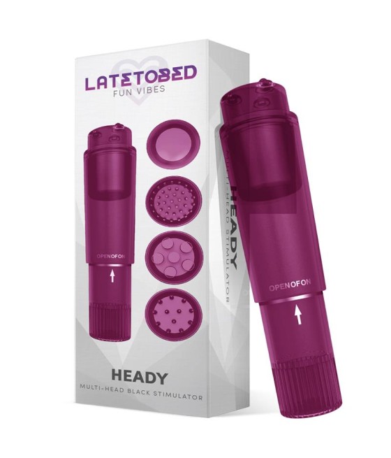 Heady Estimulador con 4 Cabezales Purpura