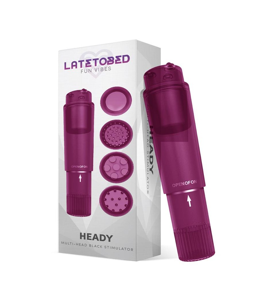 Heady Estimulador con 4 Cabezales Purpura