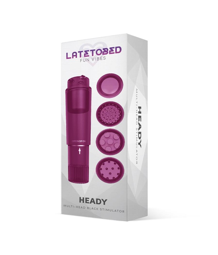 Heady Estimulador con 4 Cabezales Purpura