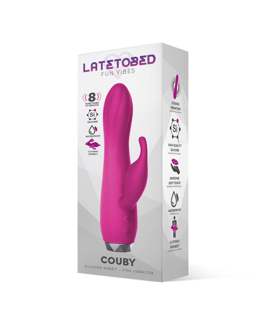 Couby Vibrador de Conejito Silicona Rosa