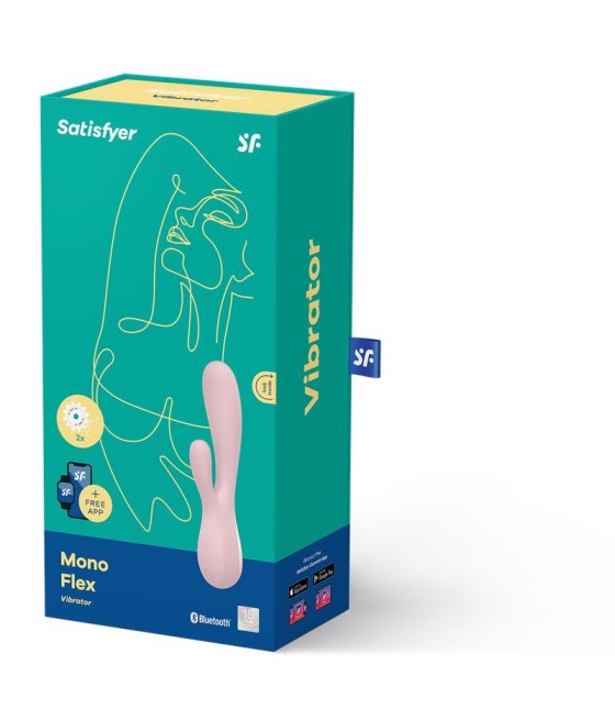 Mono Flex Vibrador con APP Mauve