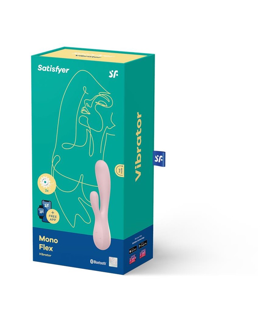 Mono Flex Vibrador con APP Mauve