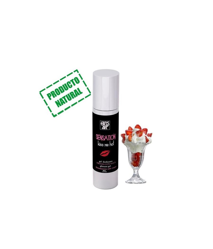 Erosart Lubricante Sensation Fresas con Nata