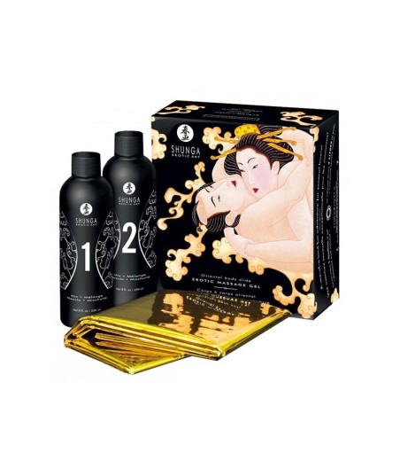 Shunga Kit de Gel de Masaje Aroma a Vino Espumoso