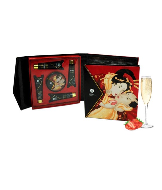 Shunga Kit Secretos de una Geisha Vino Espumoso