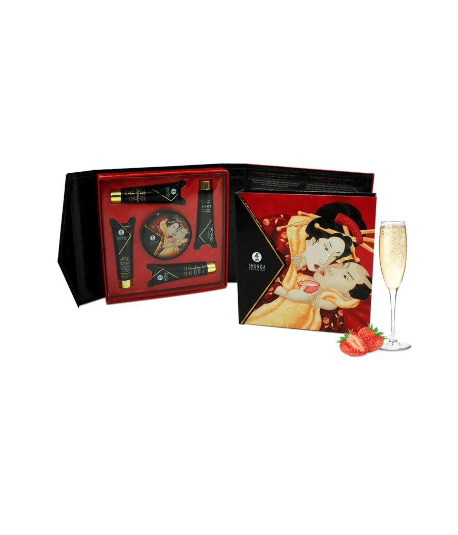 Shunga Kit Secretos de una Geisha Vino Espumoso