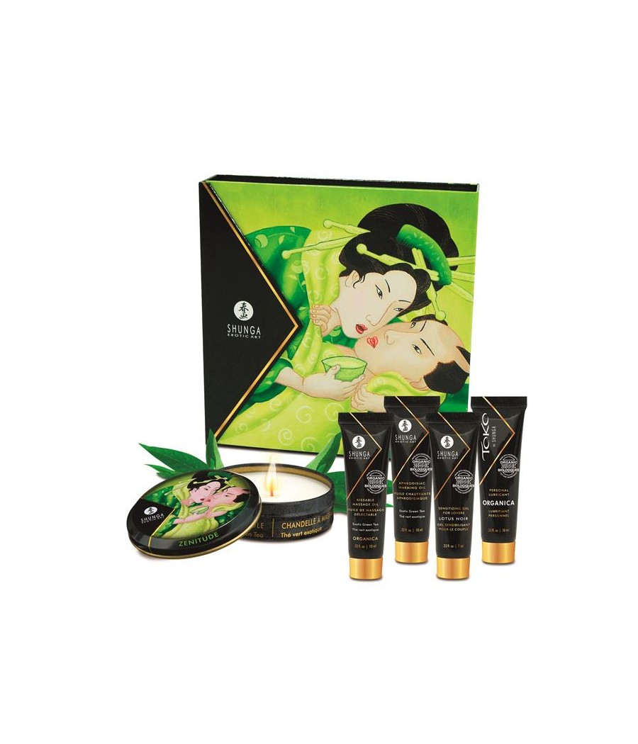 Shunga Kit Secretos de una Geisha Te Verde