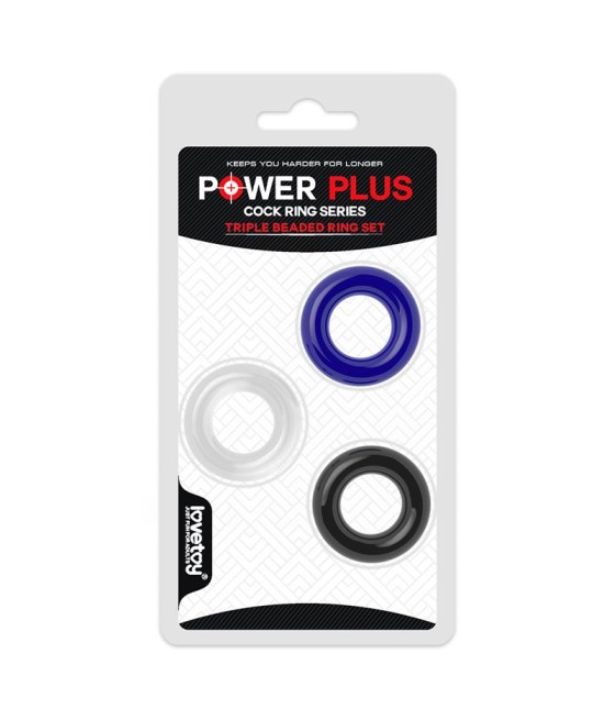 Pack de 3 Anillos para el Pene Power Plus