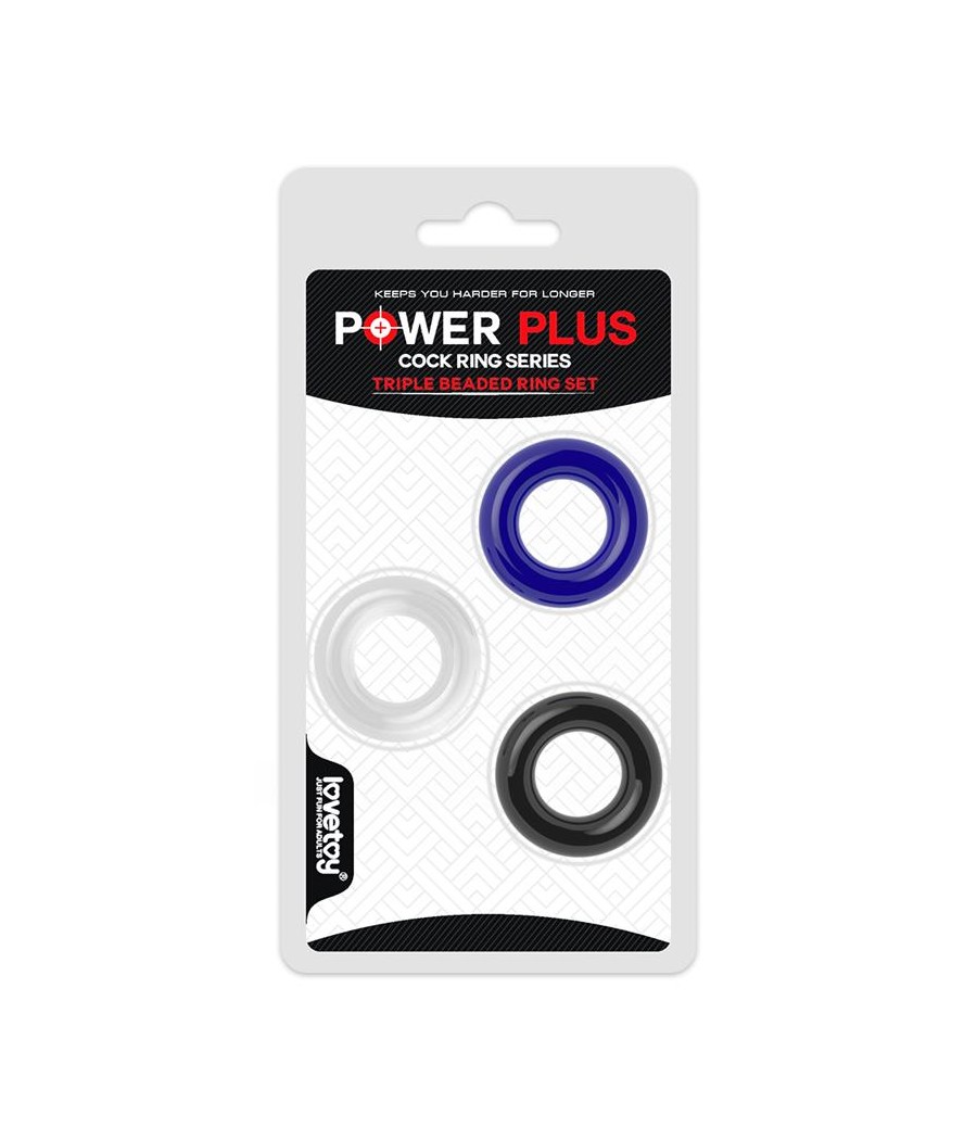 Pack de 3 Anillos para el Pene Power Plus