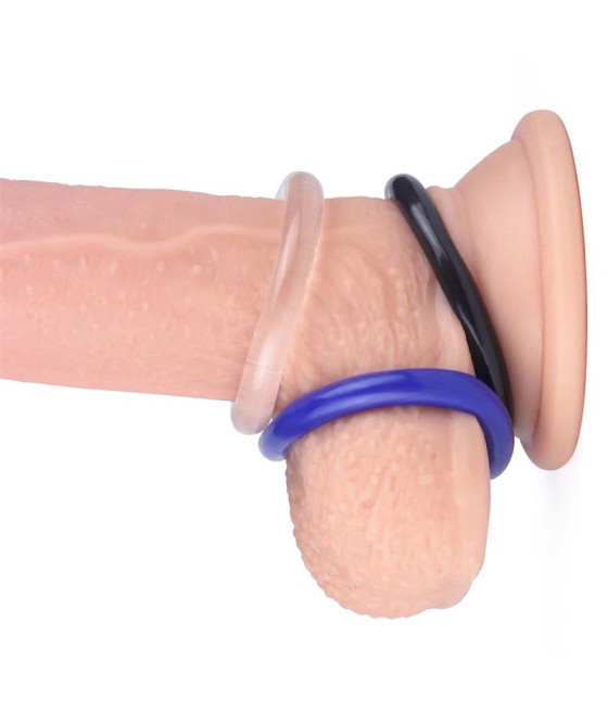 Pack de 3 Anillos para el Pene Power Plus