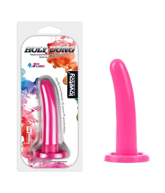 Estimulador Holy Dong 45 Silicona Liquida Rosa