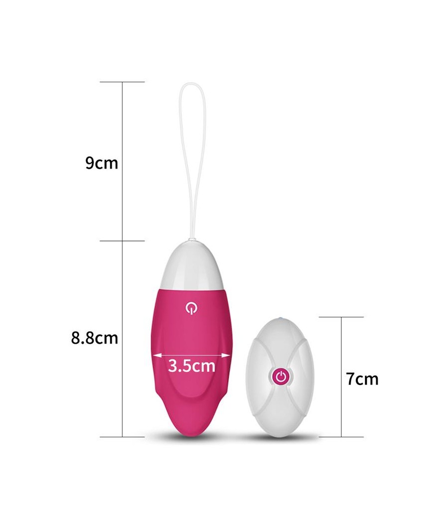 Huevo Vibrador iJoy Control Remoto USB Rosa