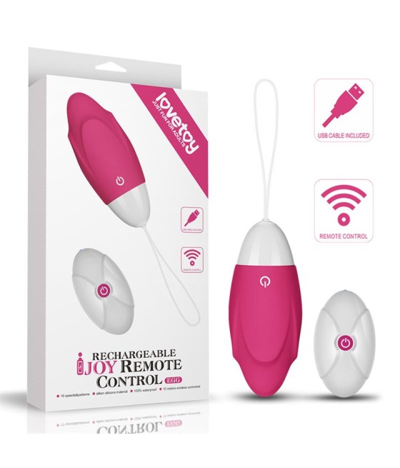 Huevo Vibrador iJoy Control Remoto USB Rosa