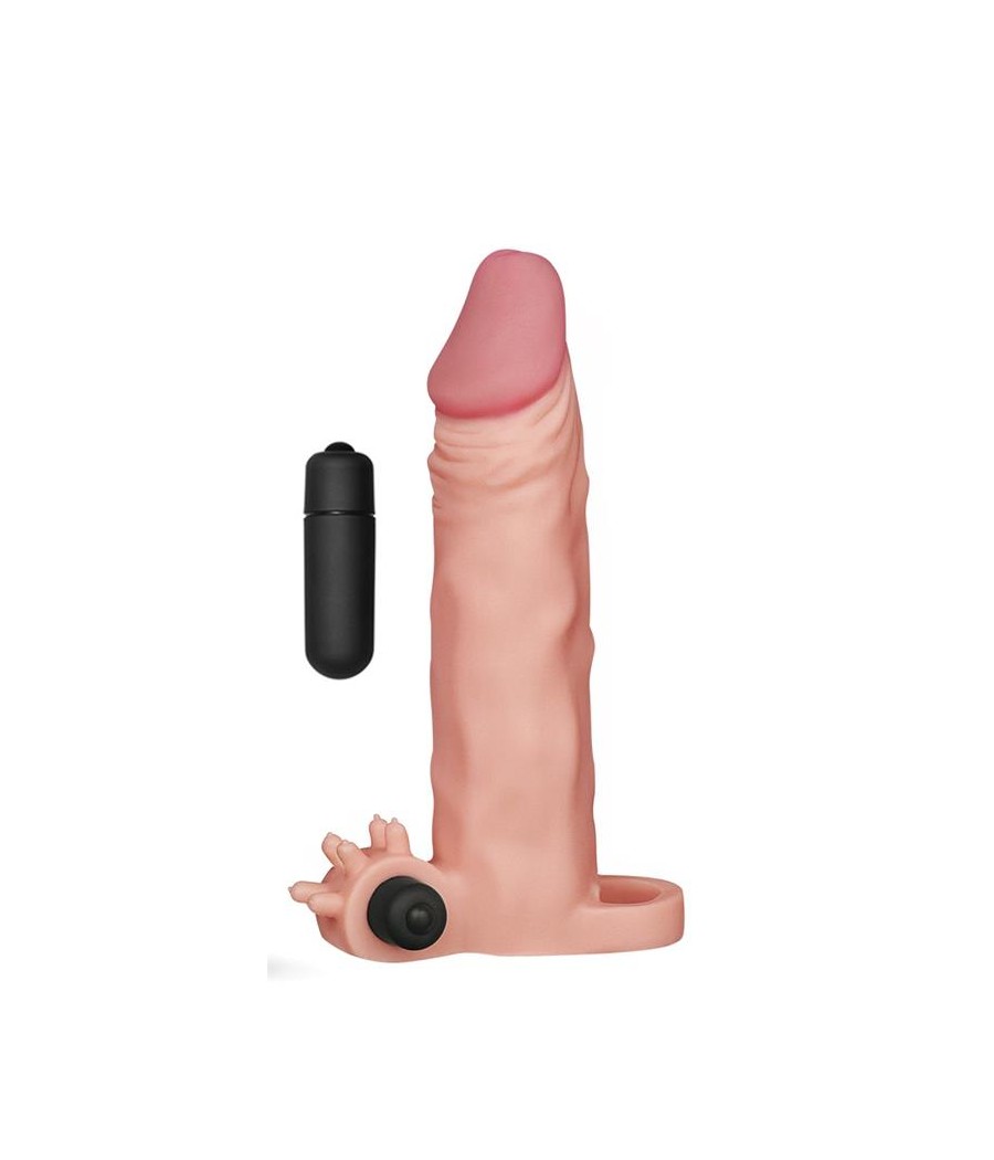 Funda para el Pene con Vibracion Add 2 Pleasure X Tender Natural