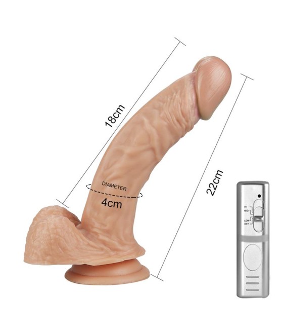 Dildo Real Extreme con Vibracion 85 Natural