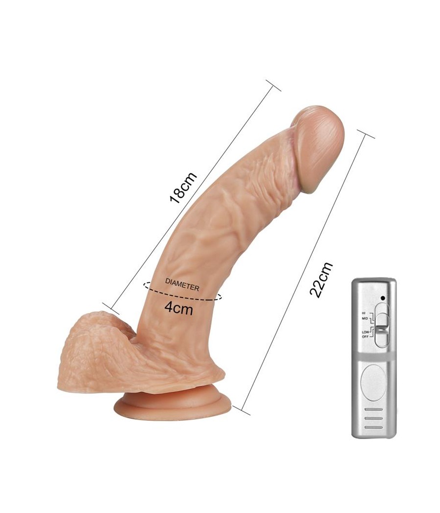 Dildo Real Extreme con Vibracion 85 Natural