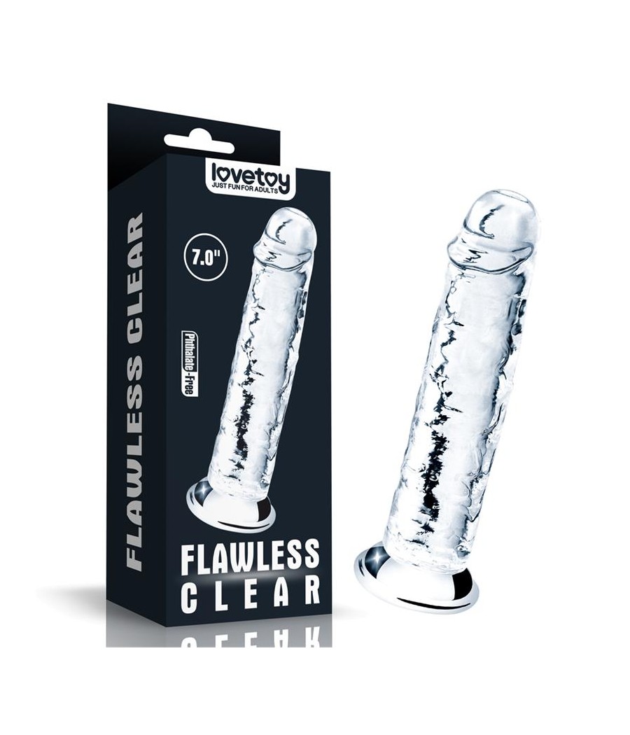 Dildo Flawless Clear 7 Transparente