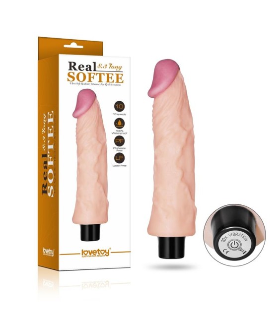 Vibrador Real Softee 8 Natural