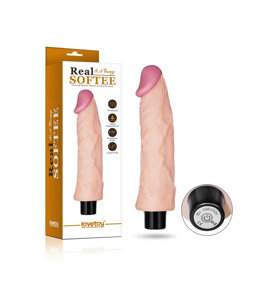 Vibrador Real Softee 8 Natural