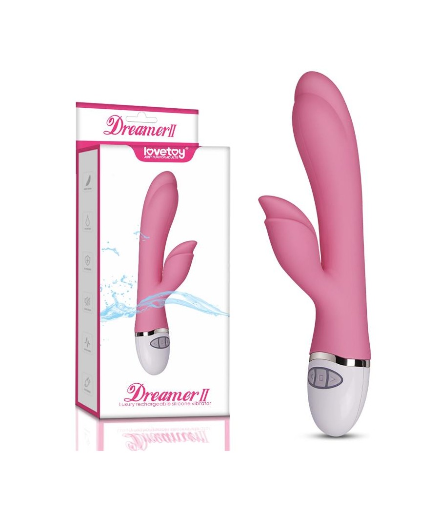 Vibrador Dreamer II USB Rosa