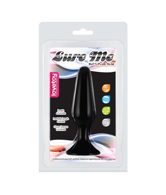 Plug Anal Lure Me Talla S Negro