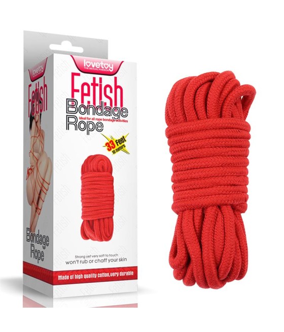 Cuerda Bondage Suave Rojo