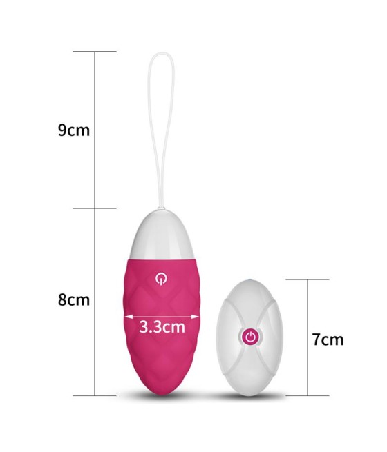 Huevo Vibrador iJoy Control Remoto USB Rosa