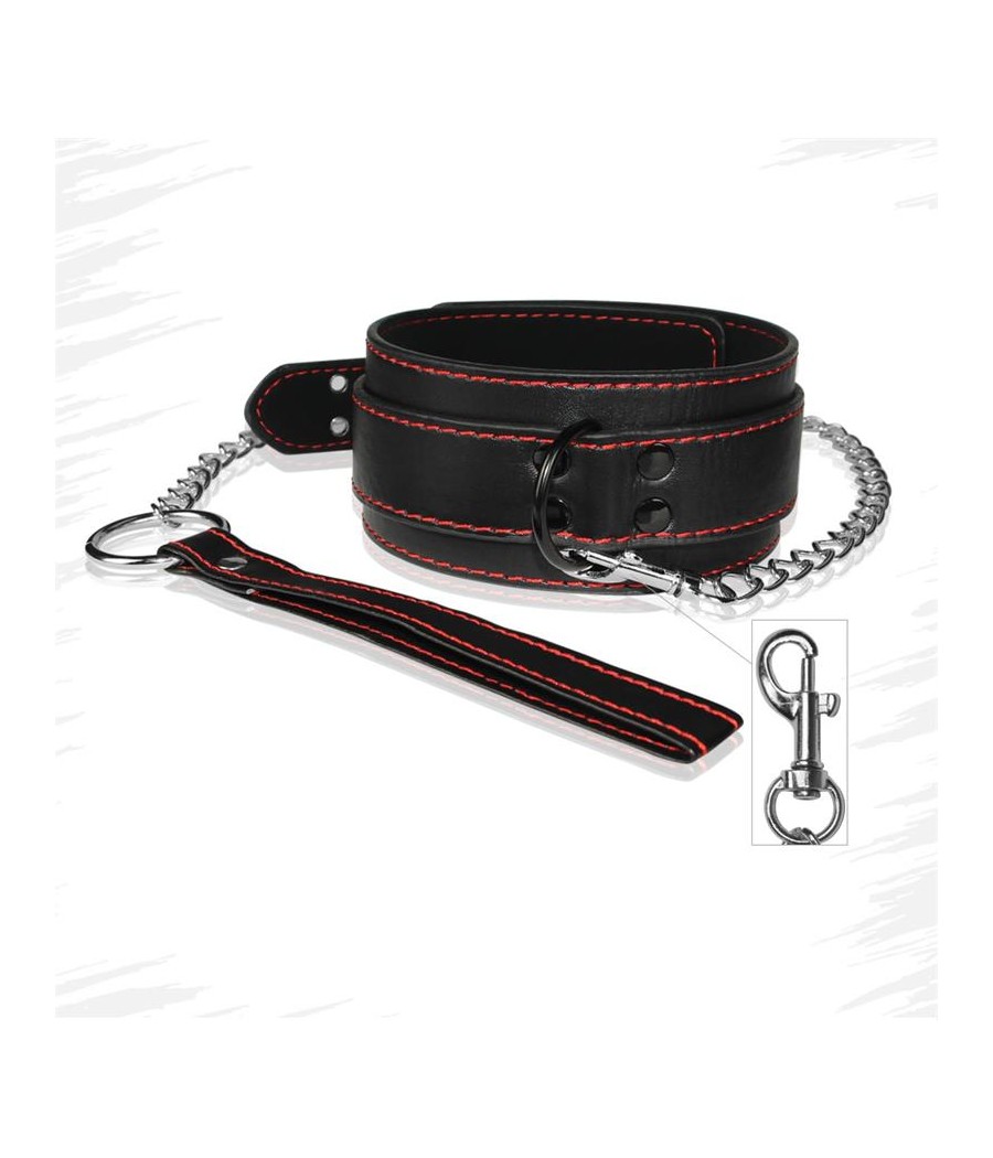 Collar y Correa Bondage Negro