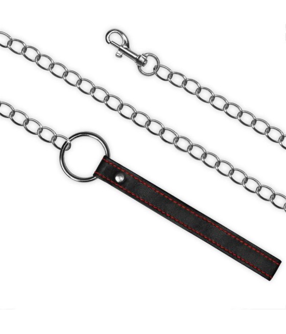 Collar y Correa Bondage Negro