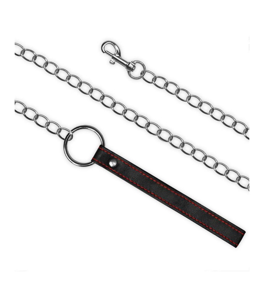 Collar y Correa Bondage Negro