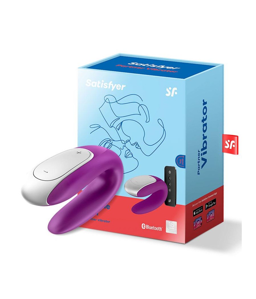 Double Fun Vibrador para Parejas con APP y Control Remoto Violeta