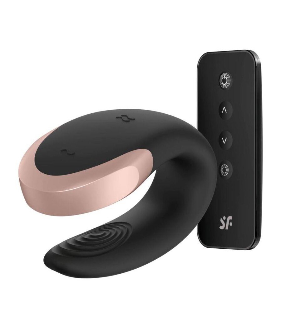 Double Love Luxury Vibrador Para Parejas con App Negro