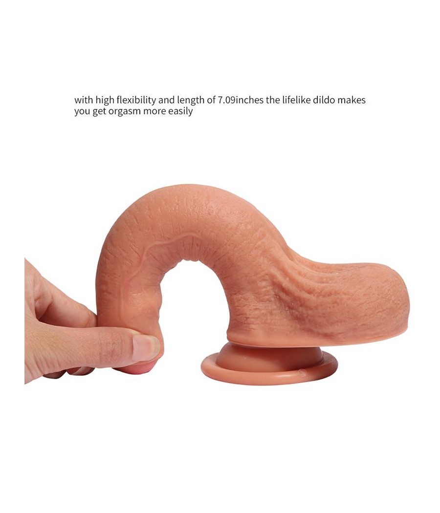 Dildo Silicona Doble Densidad Azazel 18 cm