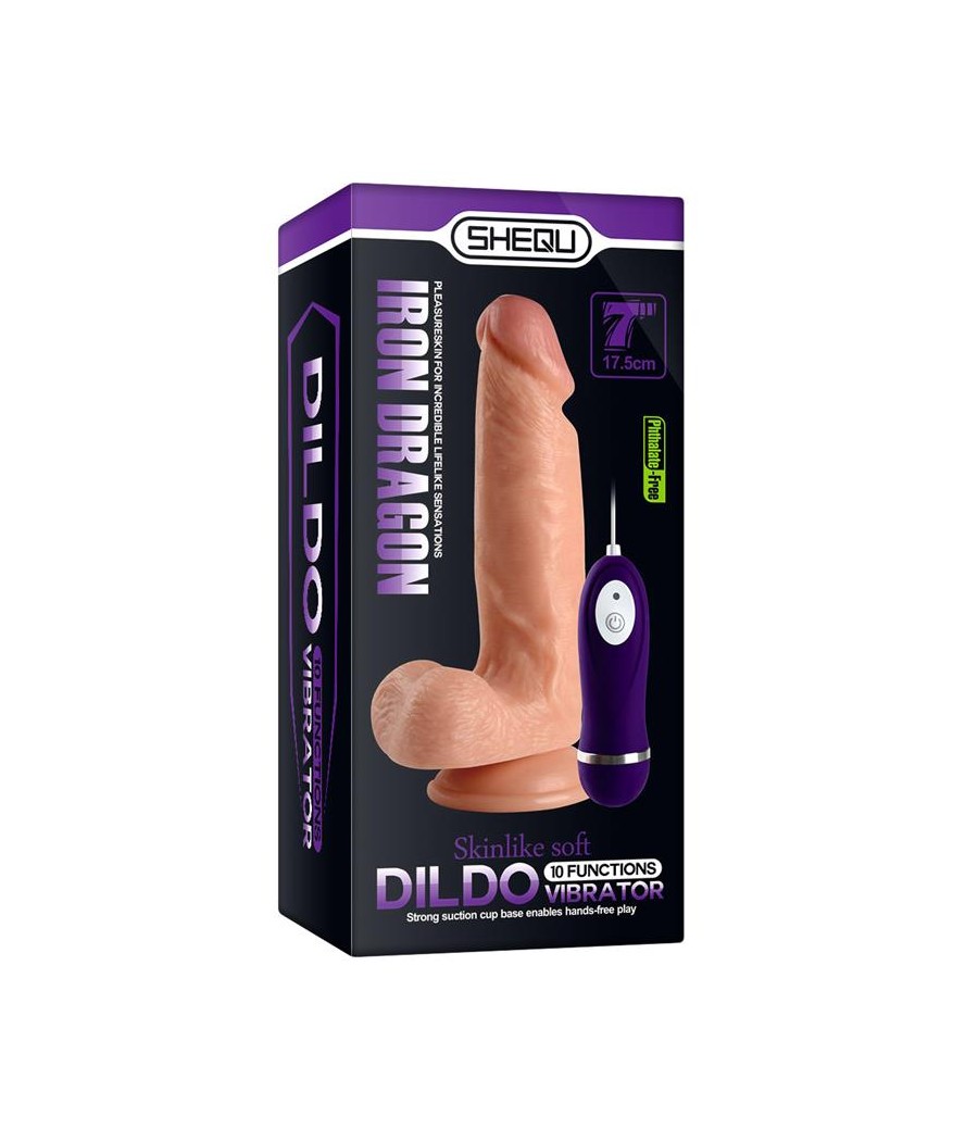 Vibrador Realista Control Remoto Iron Dragon 175 cm