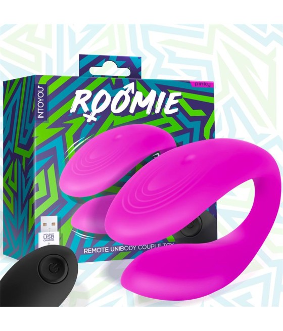 Roomie Vibrador para Parejas Silicona Liquida Unibody Control Remoto USB