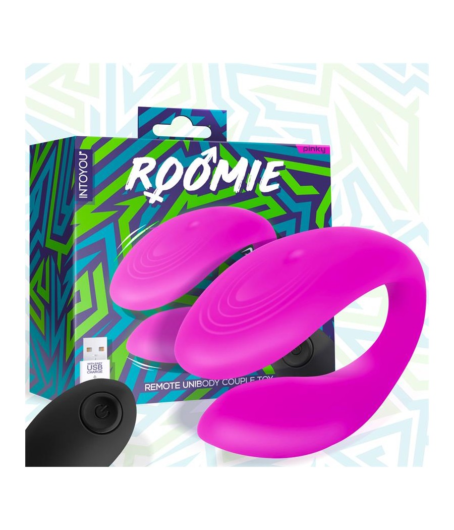 Roomie Vibrador para Parejas Silicona Liquida Unibody Control Remoto USB