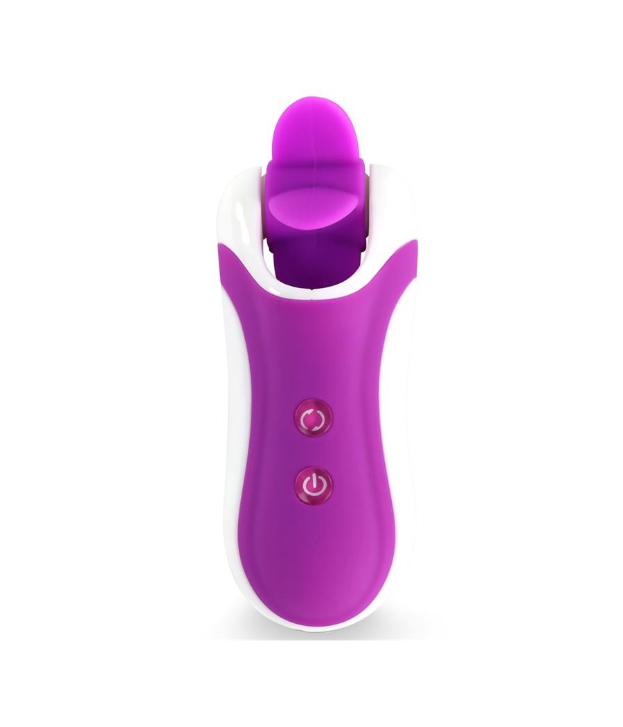 Clitella Estimulador Sexo Oral con Accesorios Purpura