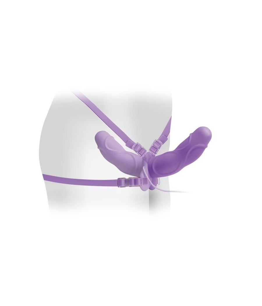 Fetish Fantasy Elite Arnes de Doble Deleite Vibrador Purpura