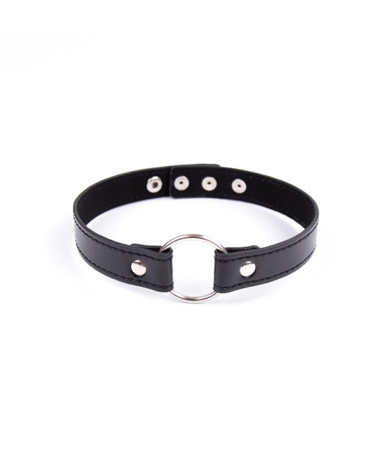 Collar con Aro Ajustable 382 cm Negro