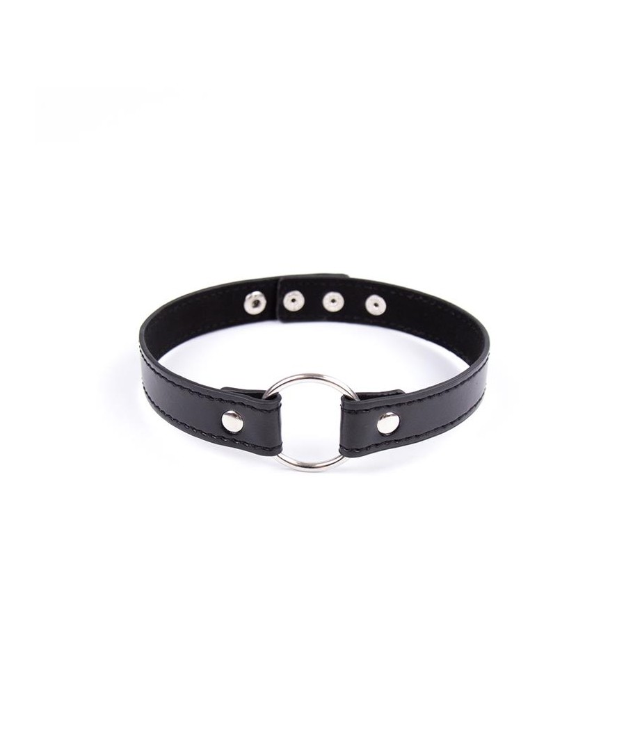 Collar con Aro Ajustable 382 cm Negro