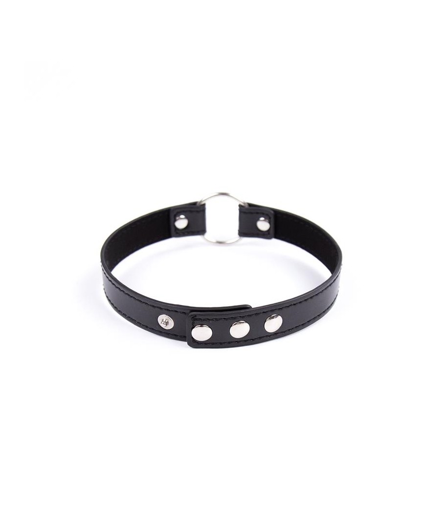 Collar con Aro Ajustable 382 cm Negro