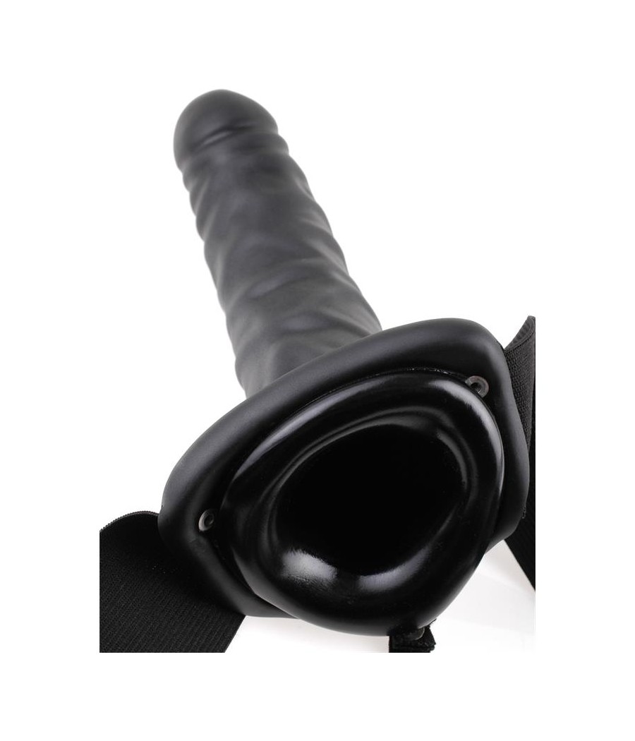 Fetish Fantasy Series Arnes Vibrador Hueco de 20 cm Negro