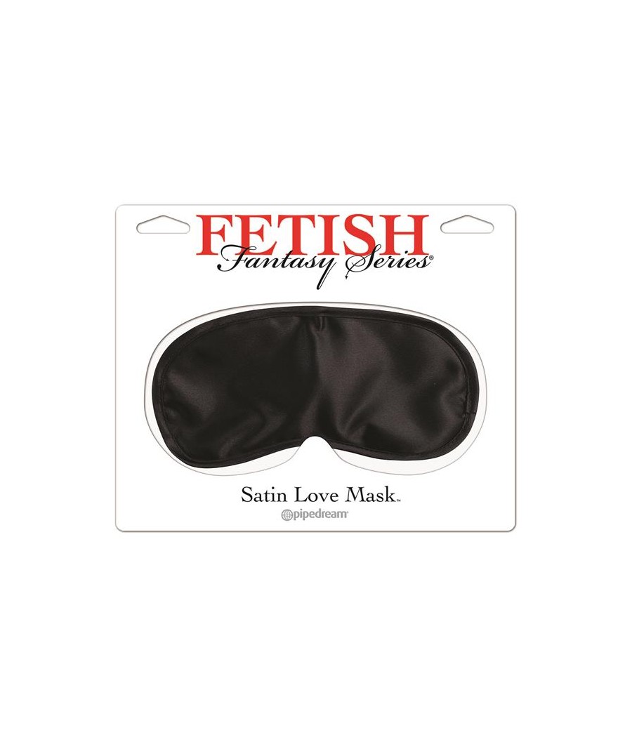 Fetish Fantasy Series Antifaz de Saten Love Color Negro