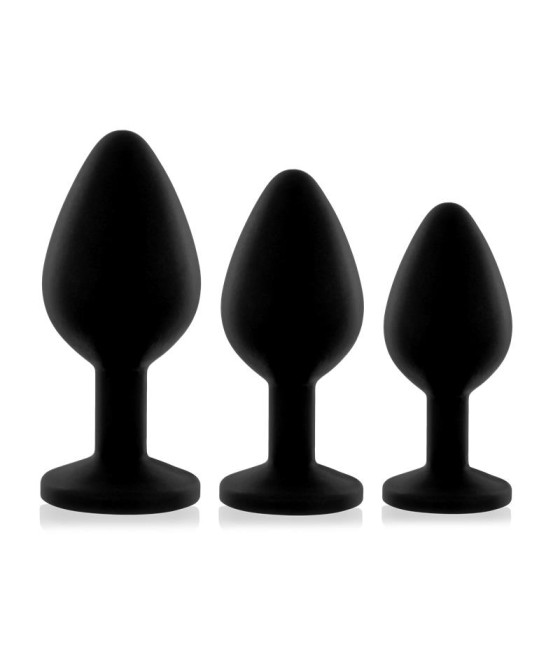 Rs Soiree Set de 3 Plug Anales Negros