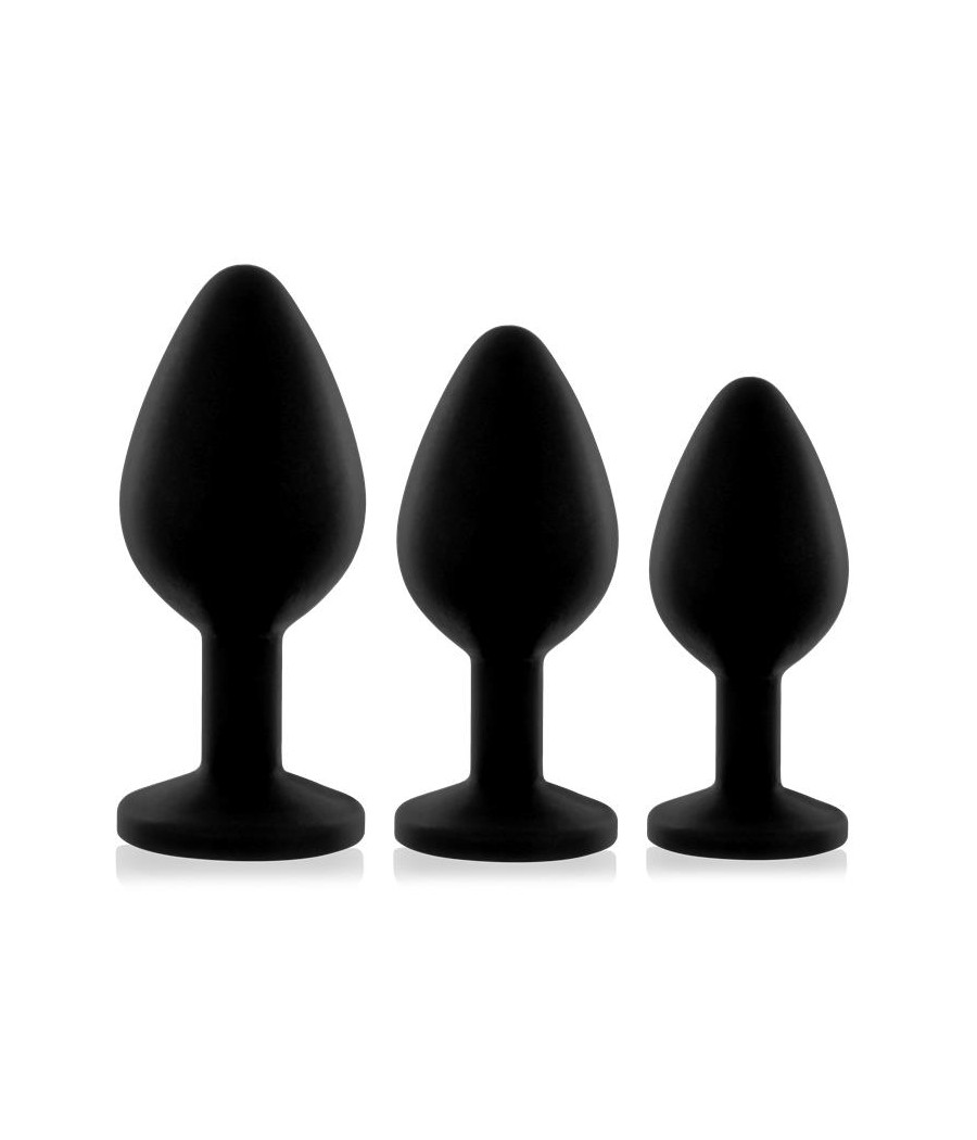 Rs Soiree Set de 3 Plug Anales Negros