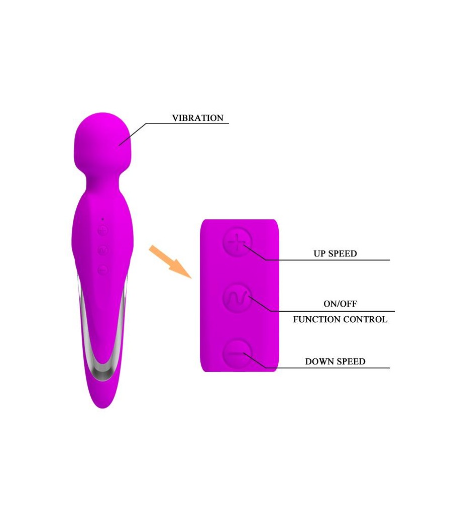 Vibrador Mortimer USB Purpura