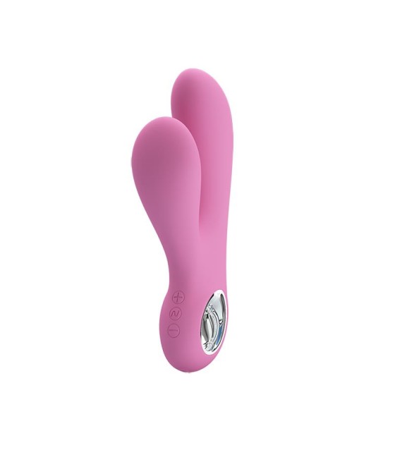 Vibrador Canrol USB Silicona Rosa Suave