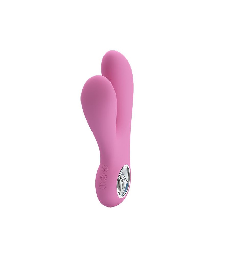 Vibrador Canrol USB Silicona Rosa Suave