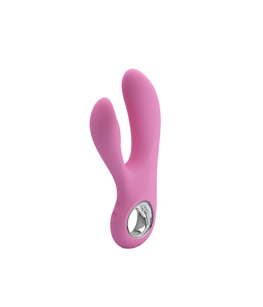 Vibrador Canrol USB Silicona Rosa Suave